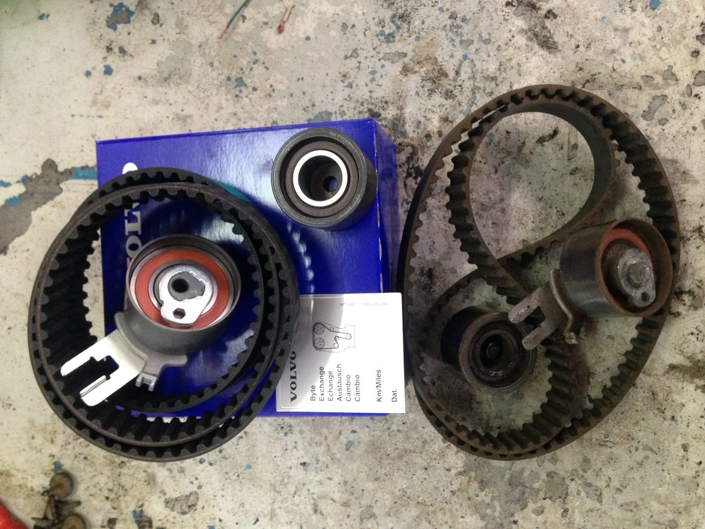 замена ремня грм Volvo xc60